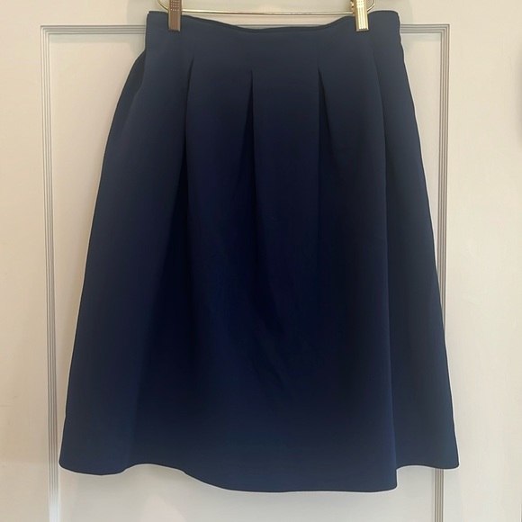 Black Halo Navy Skirt - Picture 6 of 7